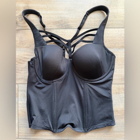 Undressed Black Strappy corset - Picture 2 of 9